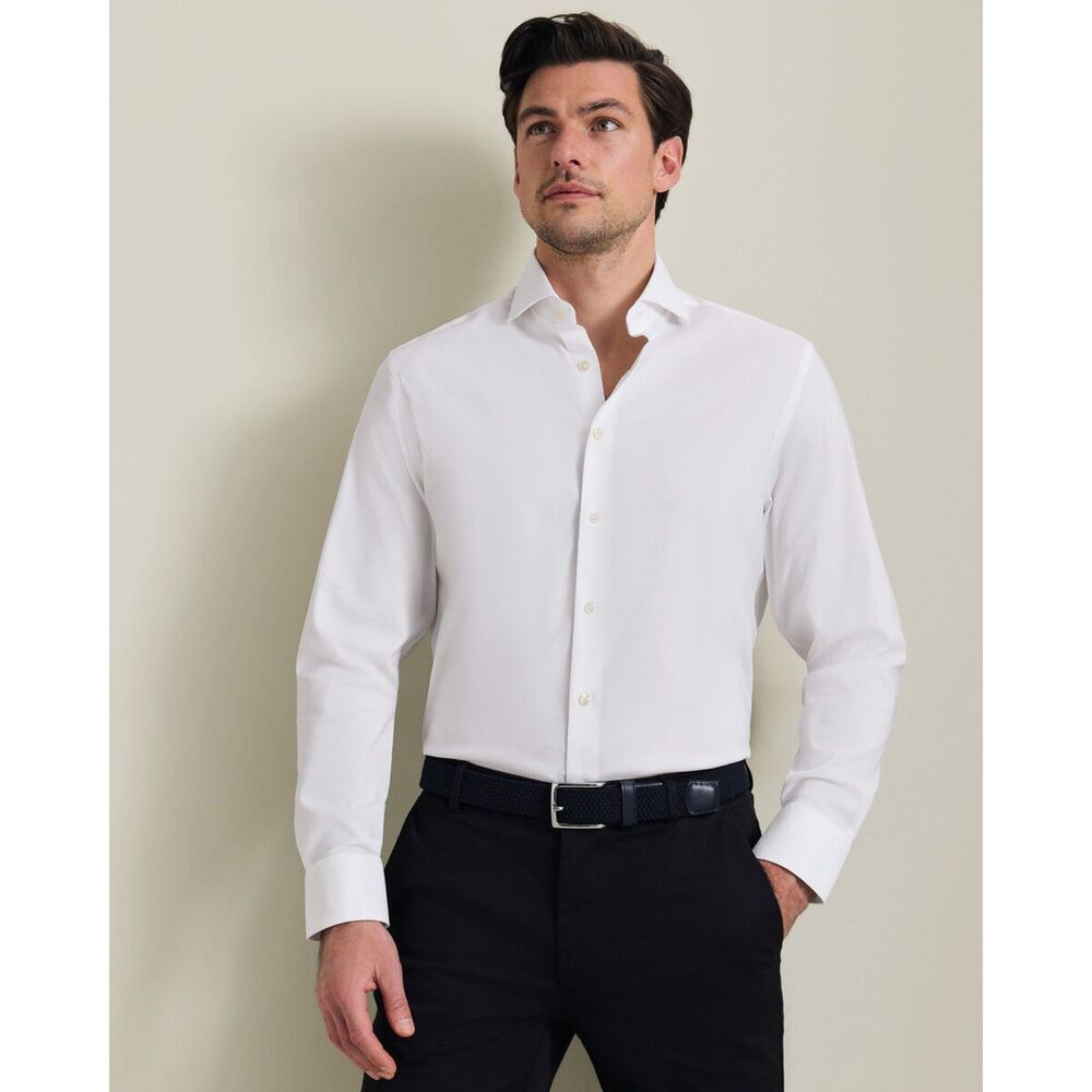 Charles Tyrwhitt Non-Iron Twill Performance Shirt Slim Fit 16.5 / 33 in